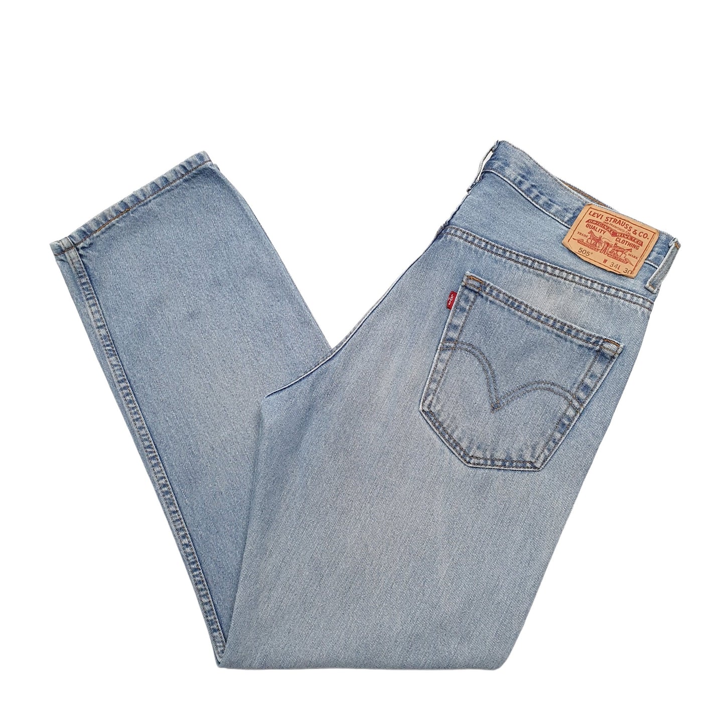 Mens Blue Levis  505 JeansW34 L30