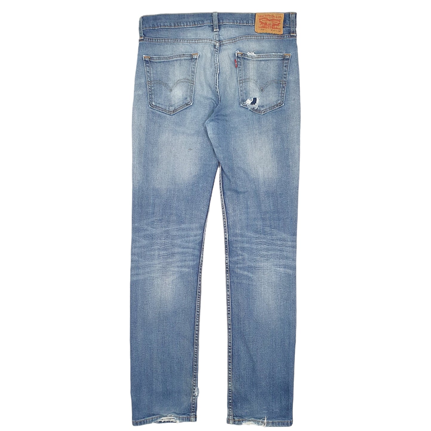 Mens Blue Levis Stretch 514 JeansW33 L34