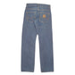 Mens Blue Carhartt Ruler Pant Casual JeansW26 L32