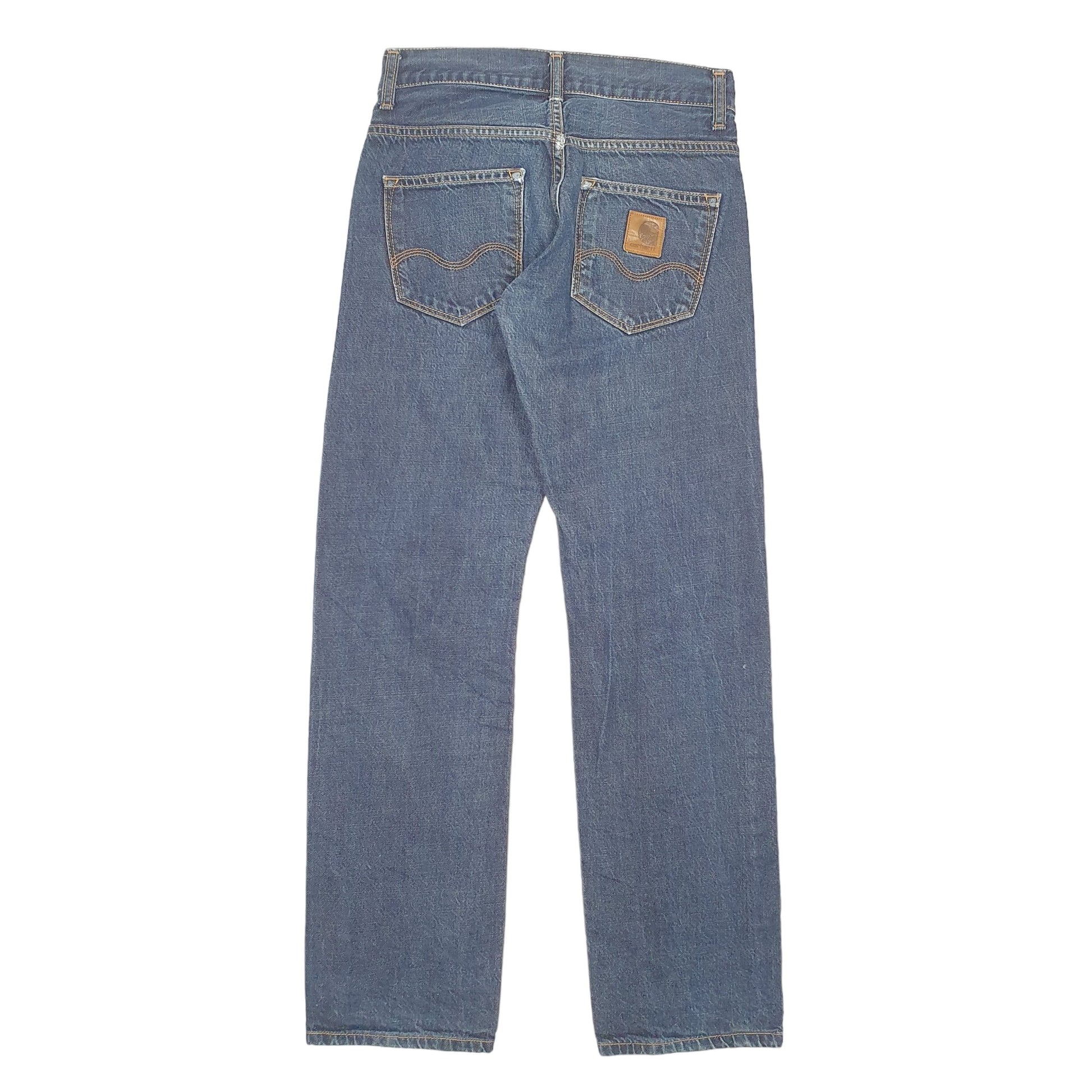 Mens Blue Carhartt Ruler Pant Casual JeansW26 L32