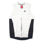 Mens White Nike  Gilet Jumper