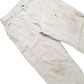 Mens Cream Carhartt B151 Carpenter Trousers
