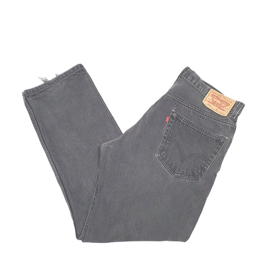 Mens Black Levis  505 JeansW34 L30