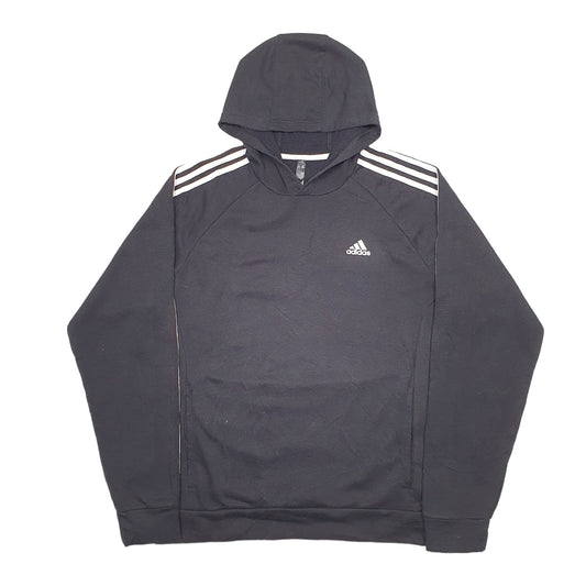 Mens Black Adidas  Hoodie Jumper