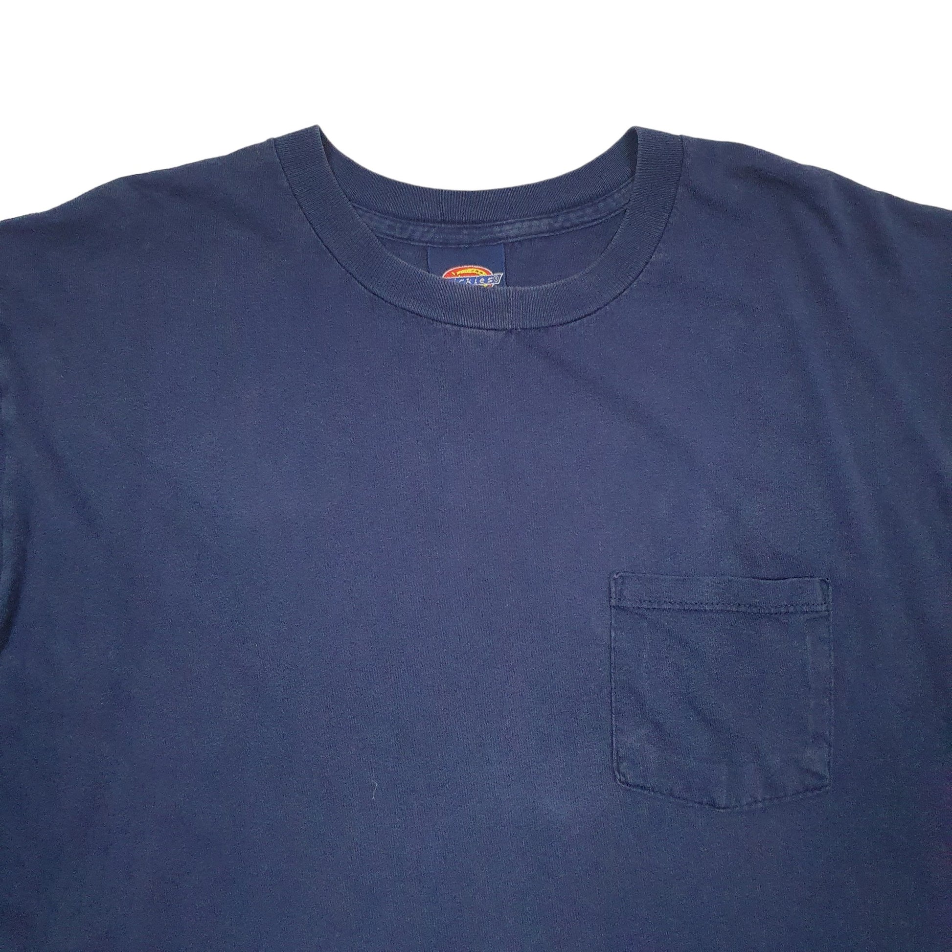 Mens Navy Dickies  Short Sleeve Shirt