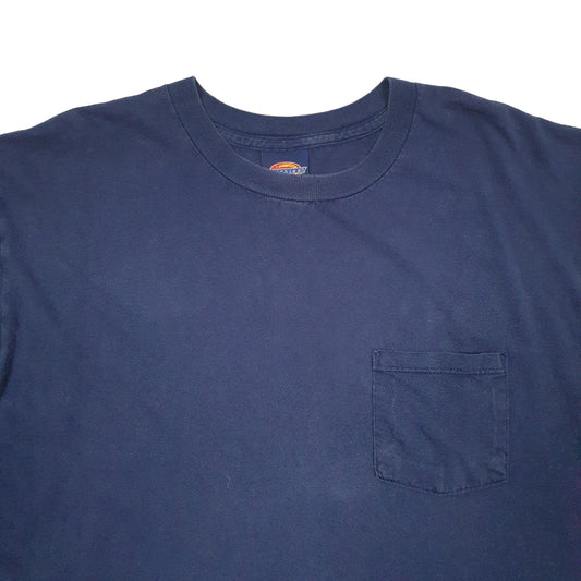 Mens Navy Dickies  Short Sleeve Shirt