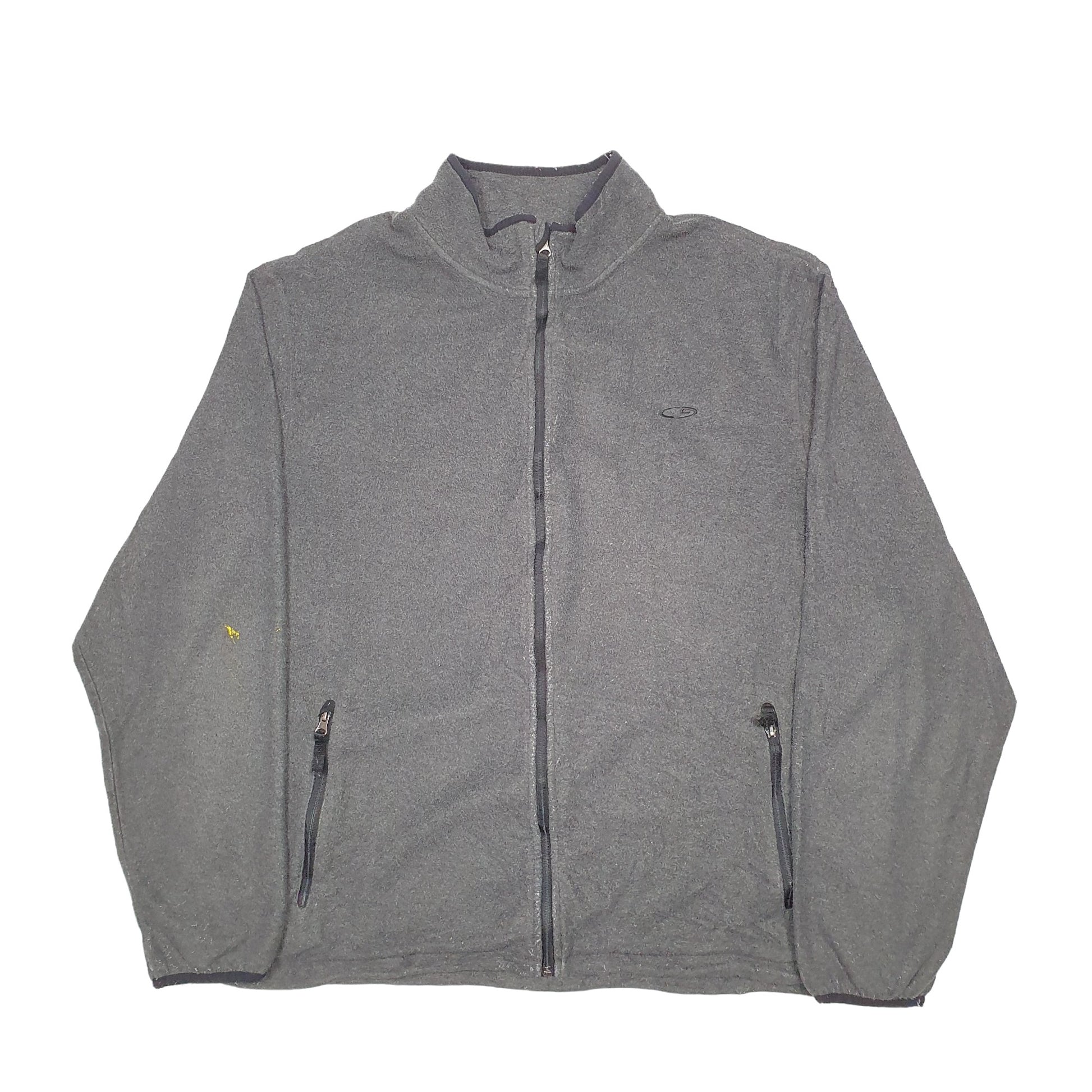 Mens Grey Champion  Full Zip Jumper