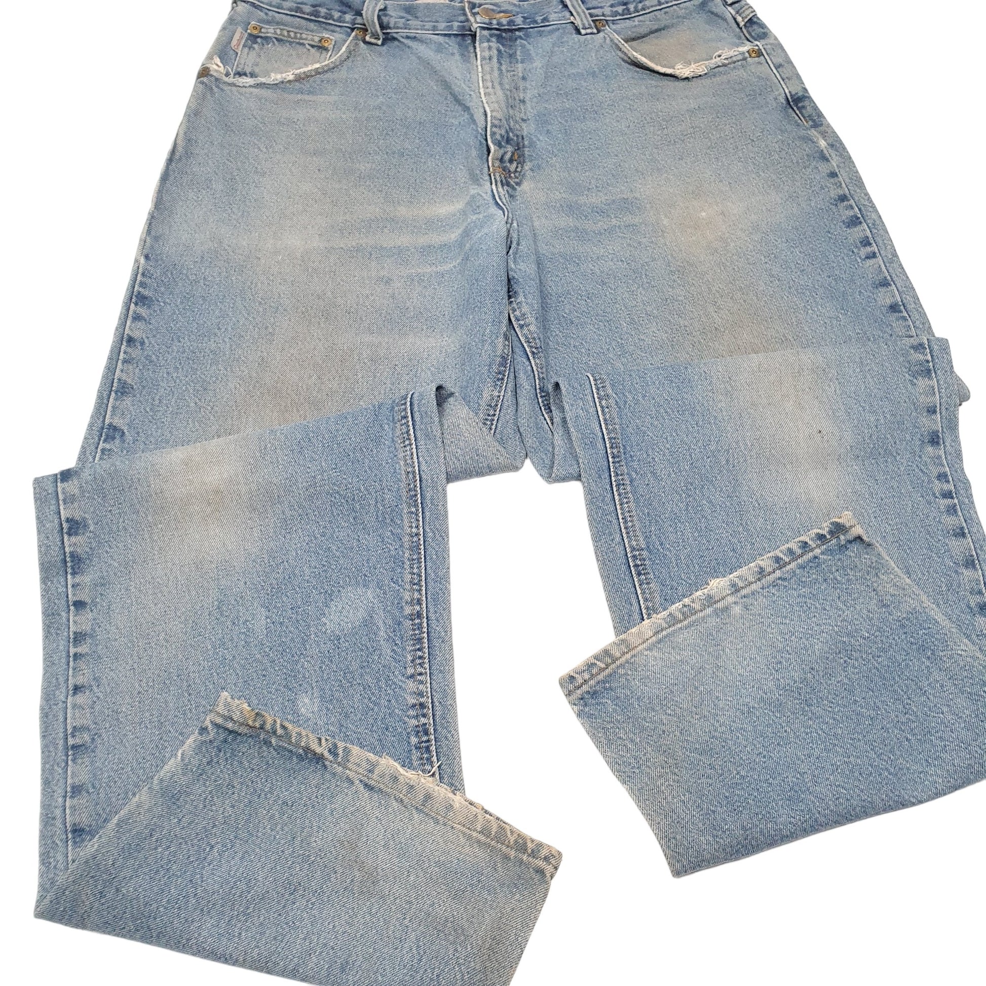 Mens Blue Carhartt Relaxed B167 JeansW38 L34