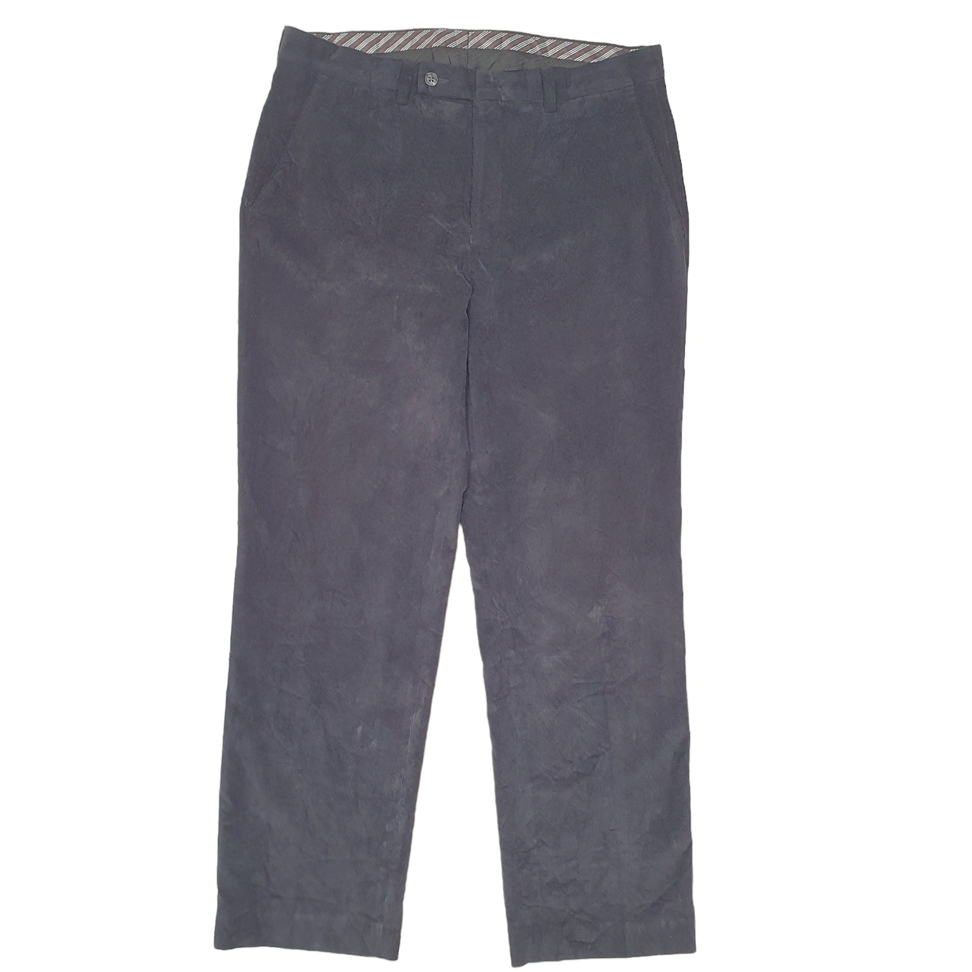 Mens Navy Izod  Corduroy Trousers