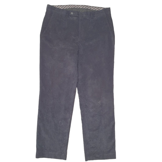 Mens Navy Izod  Corduroy Trousers