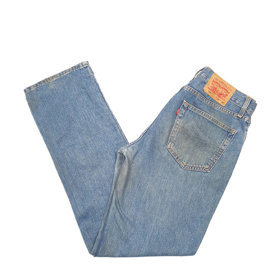 Mens Blue Levis  516 JeansW33 L32