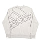 Mens Cream Adidas  Crewneck Jumper