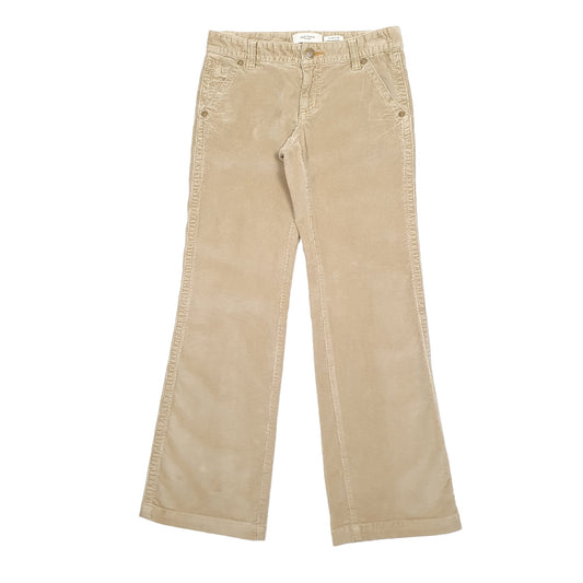 Womens Beige Old Navy Stretch Fit Corduroy Trousers