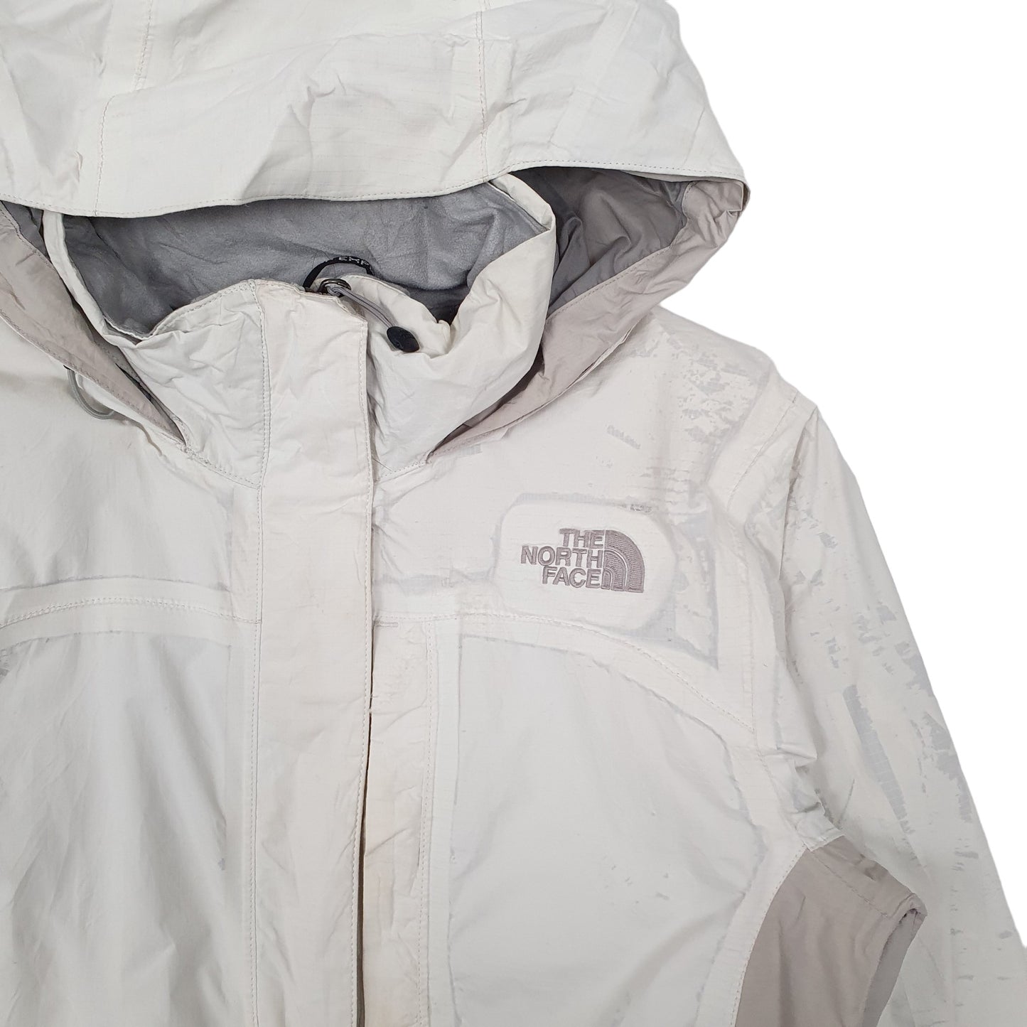Womens White The North Face Hyvent  Coat