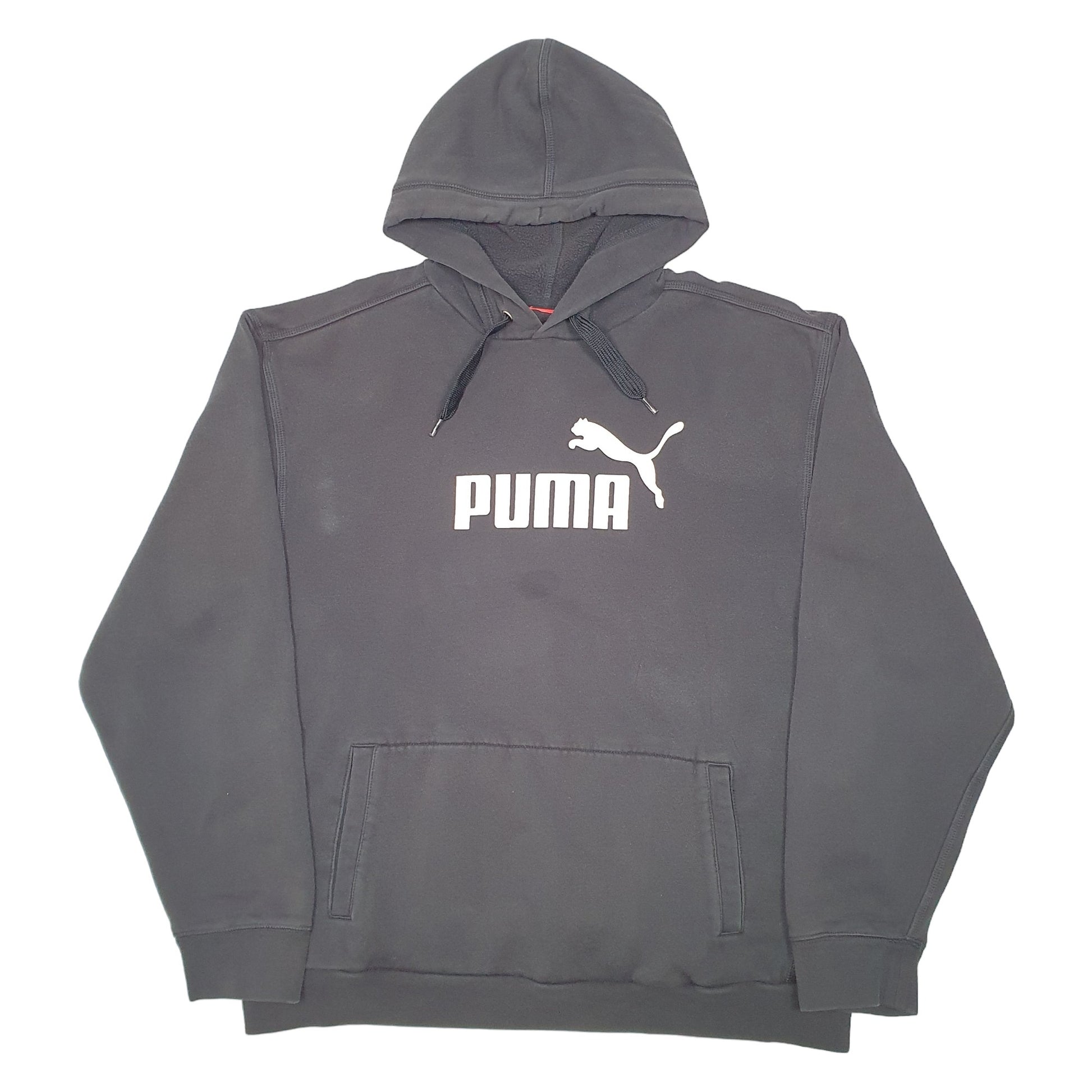 Mens Black Puma  Hoodie Jumper