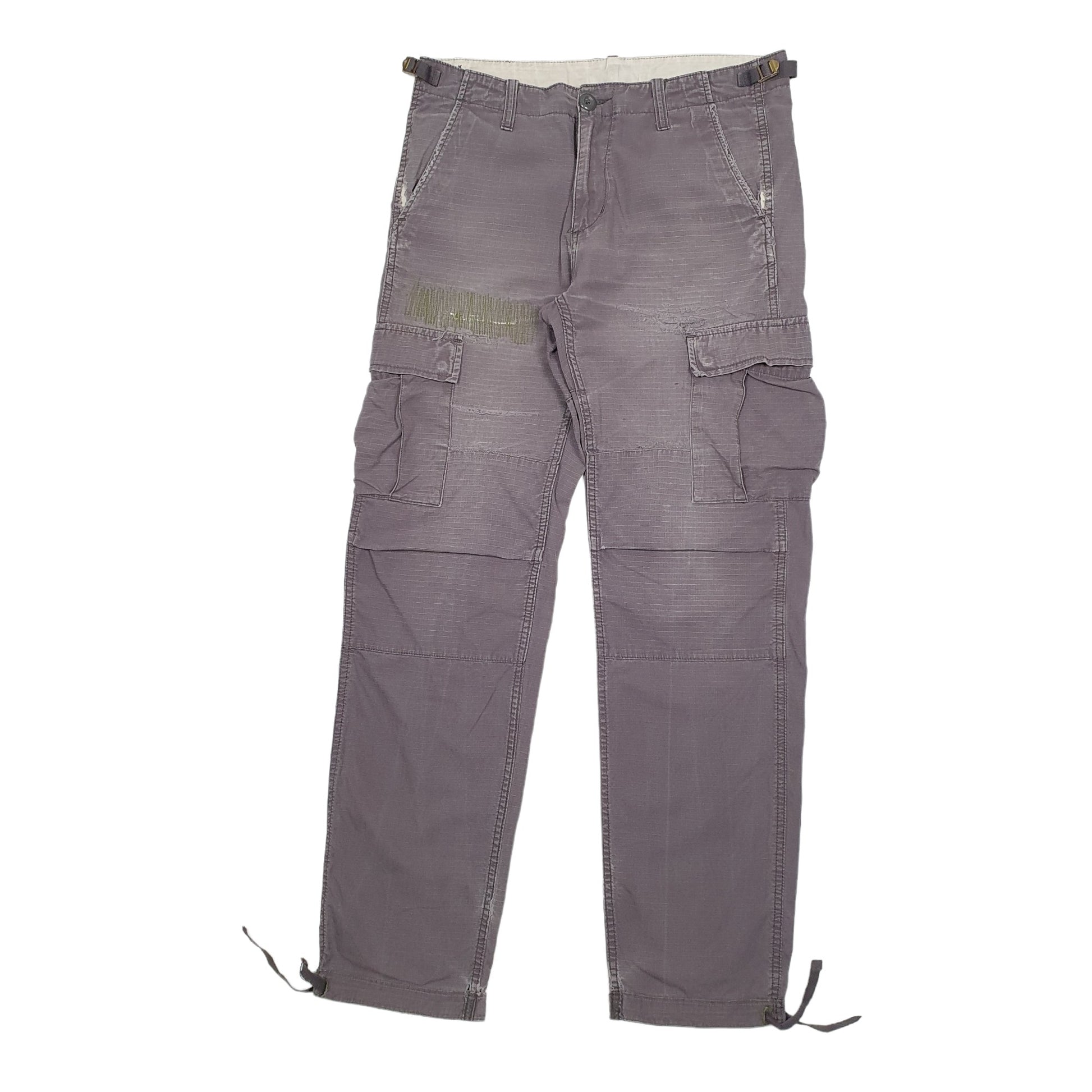 Mens Grey Carhartt Ripstop Cargo Trousers