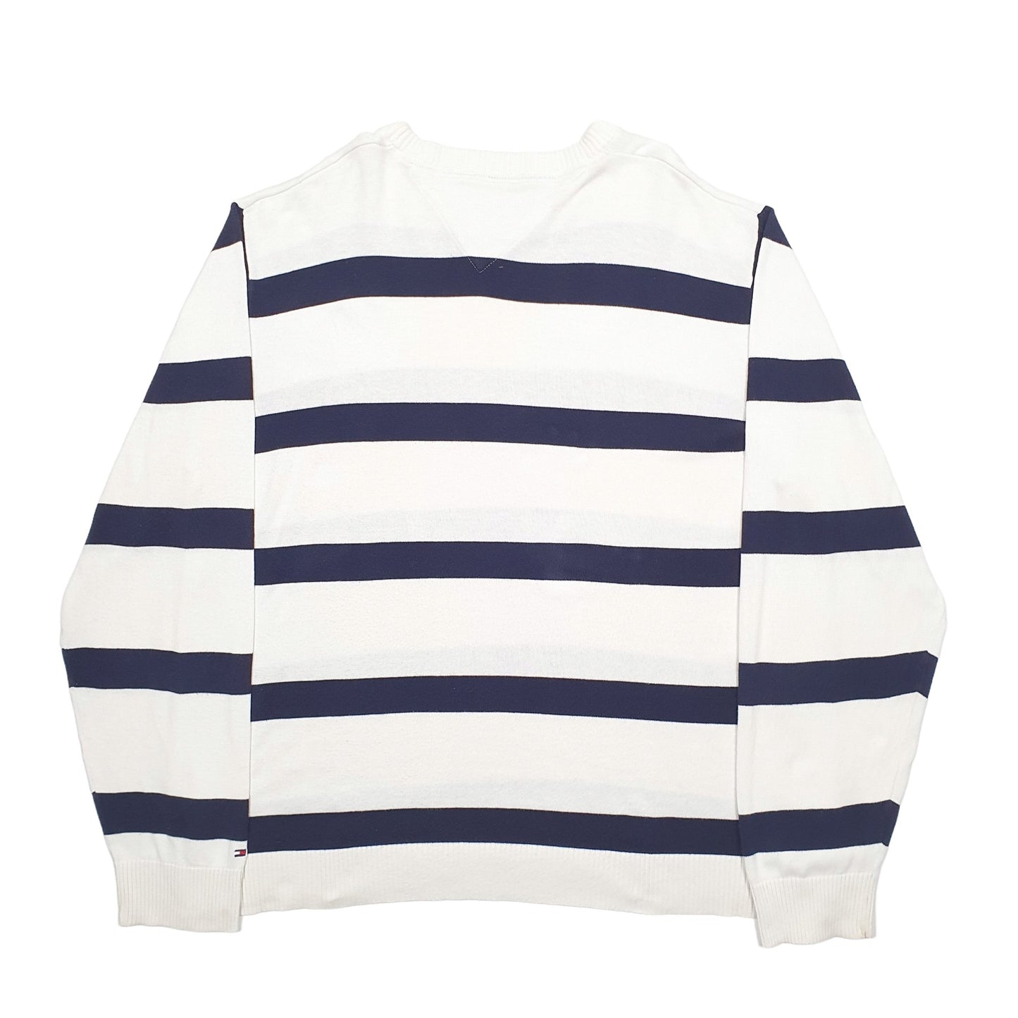 Mens White Tommy Hilfiger  Crewneck Jumper