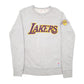Mens Grey Levis NBA Lakers Basketball Crewneck Jumper
