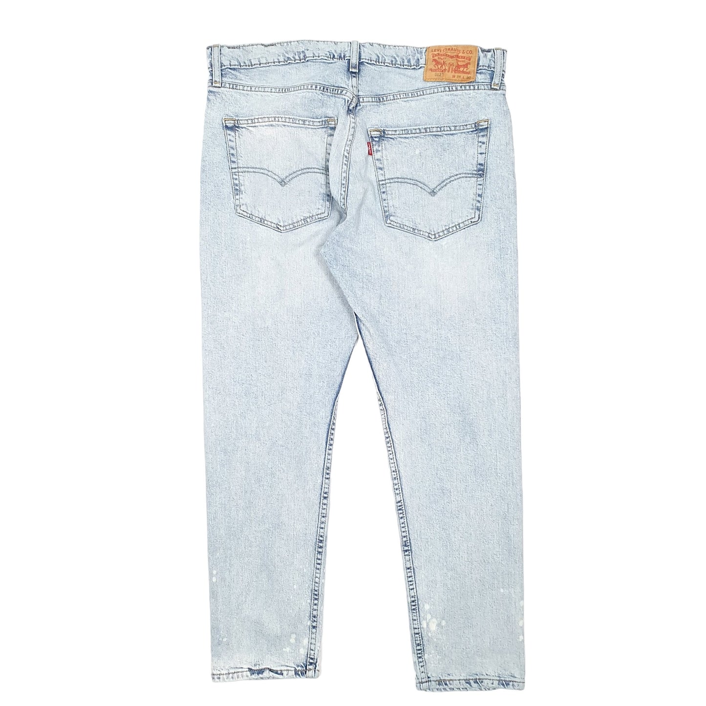 Mens Blue Levis Stretch 512 JeansW36 L28