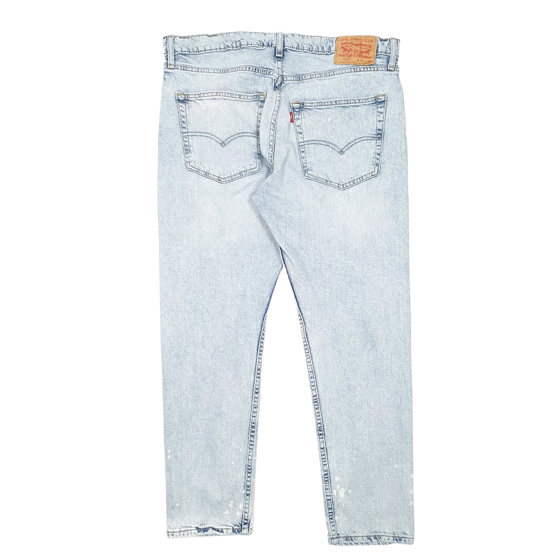 Mens Blue Levis Stretch 512 JeansW36 L28