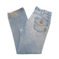 Mens Blue Carhartt  Straight JeansW34 L32