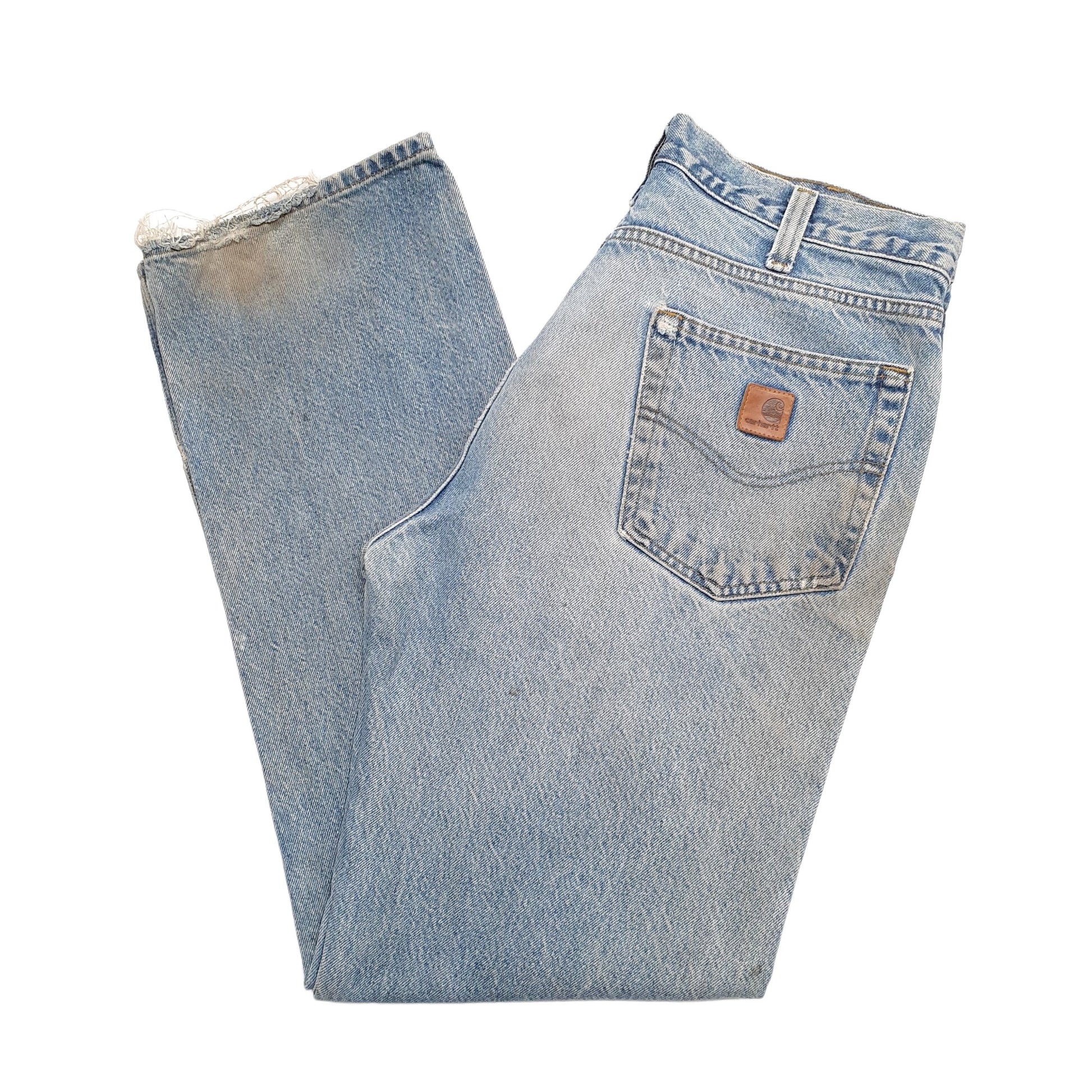 Mens Blue Carhartt  Straight JeansW34 L32