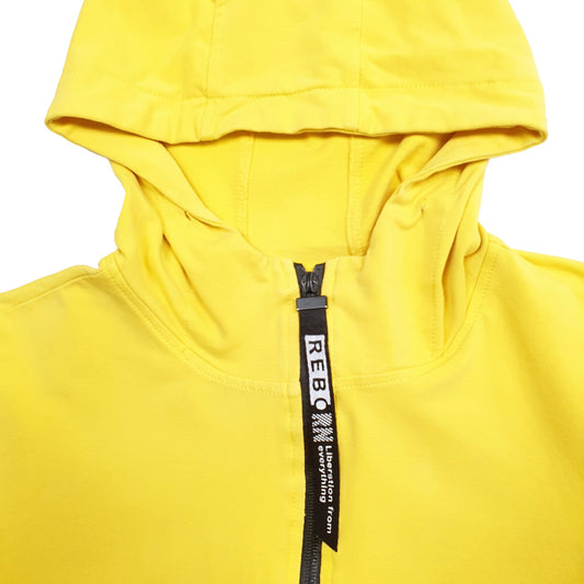 Womens Yellow Puma  Full Zip Jumper