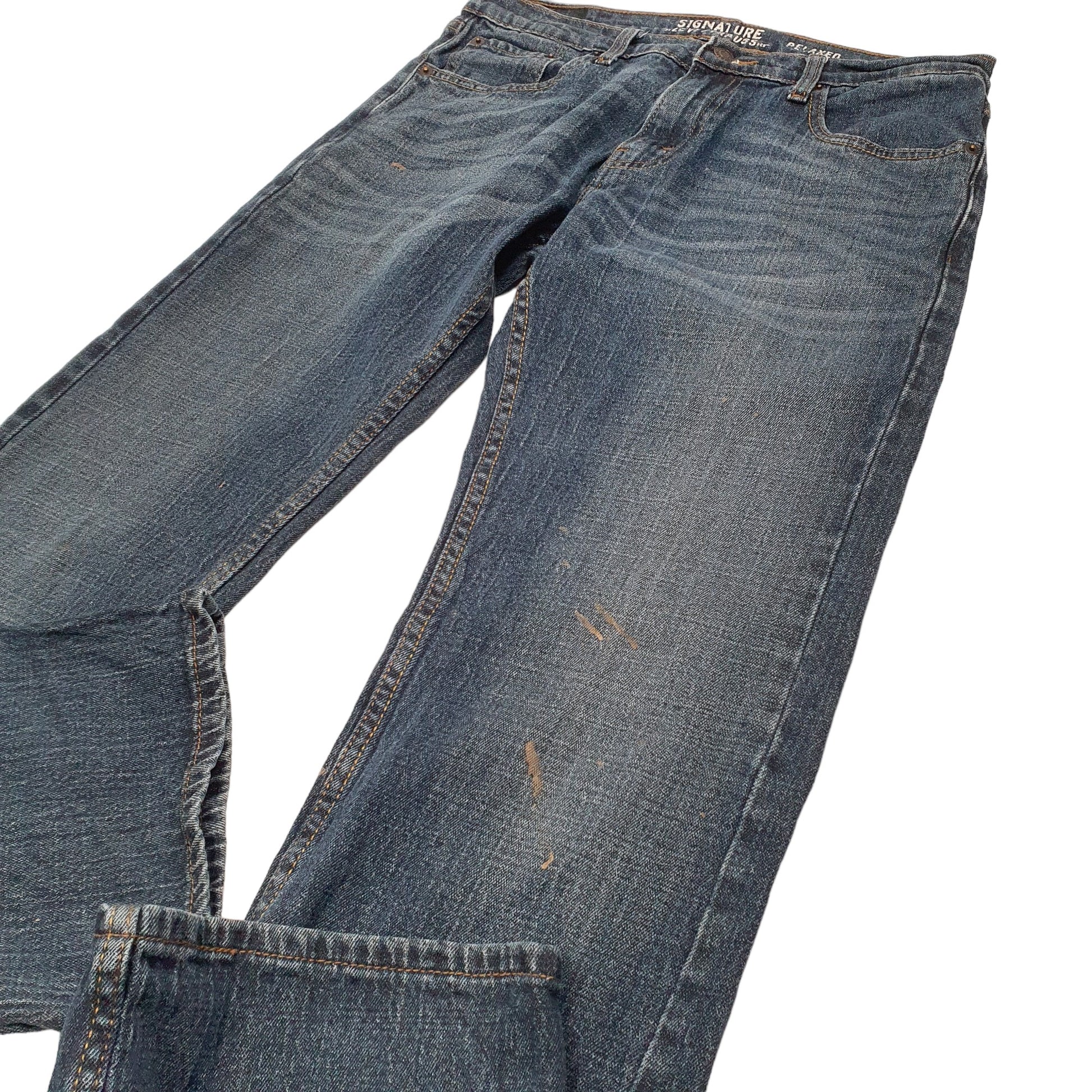 Mens Blue Levis Relaxed Signature JeansW32 L32
