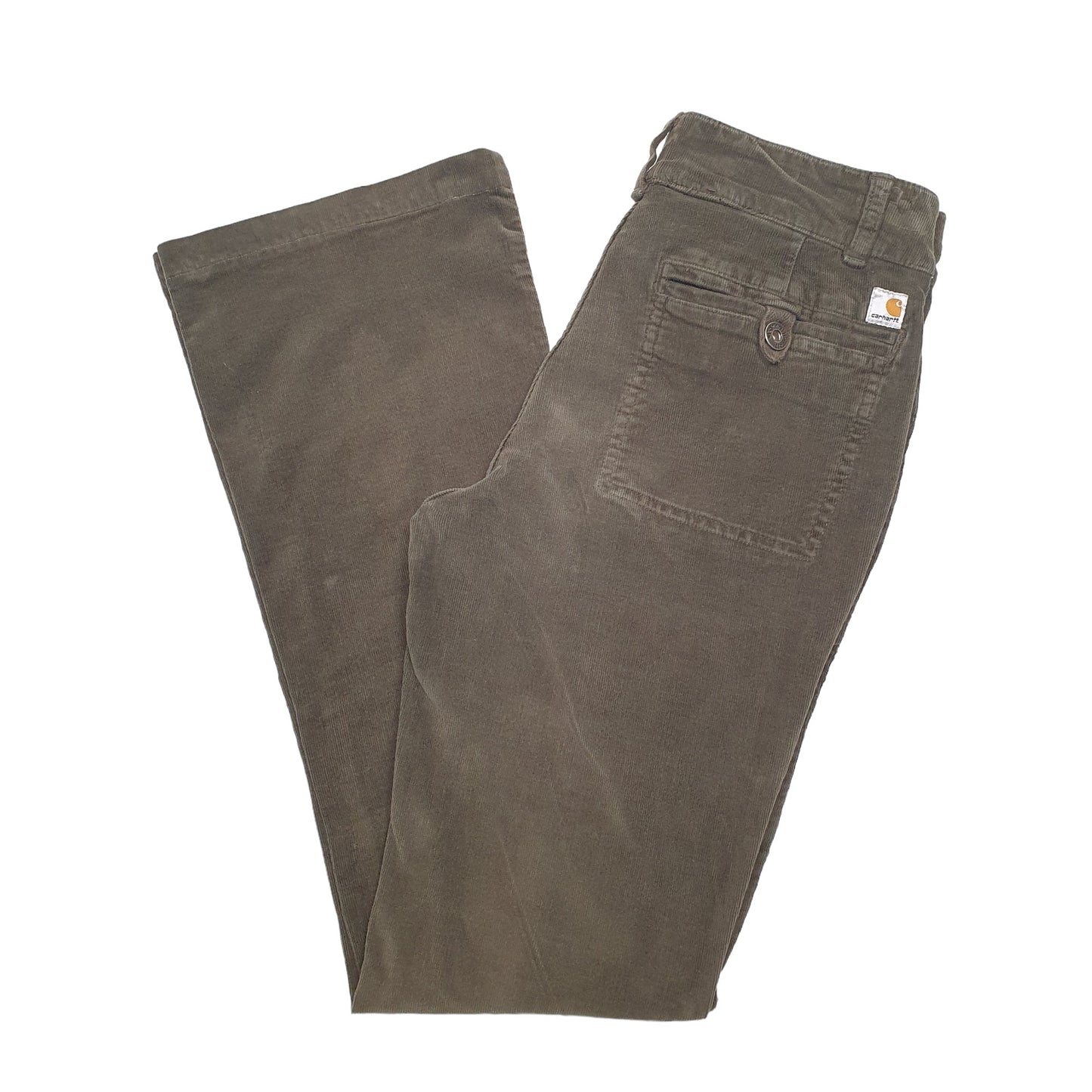 Womens Khaki Carhartt  Corduroy Trousers