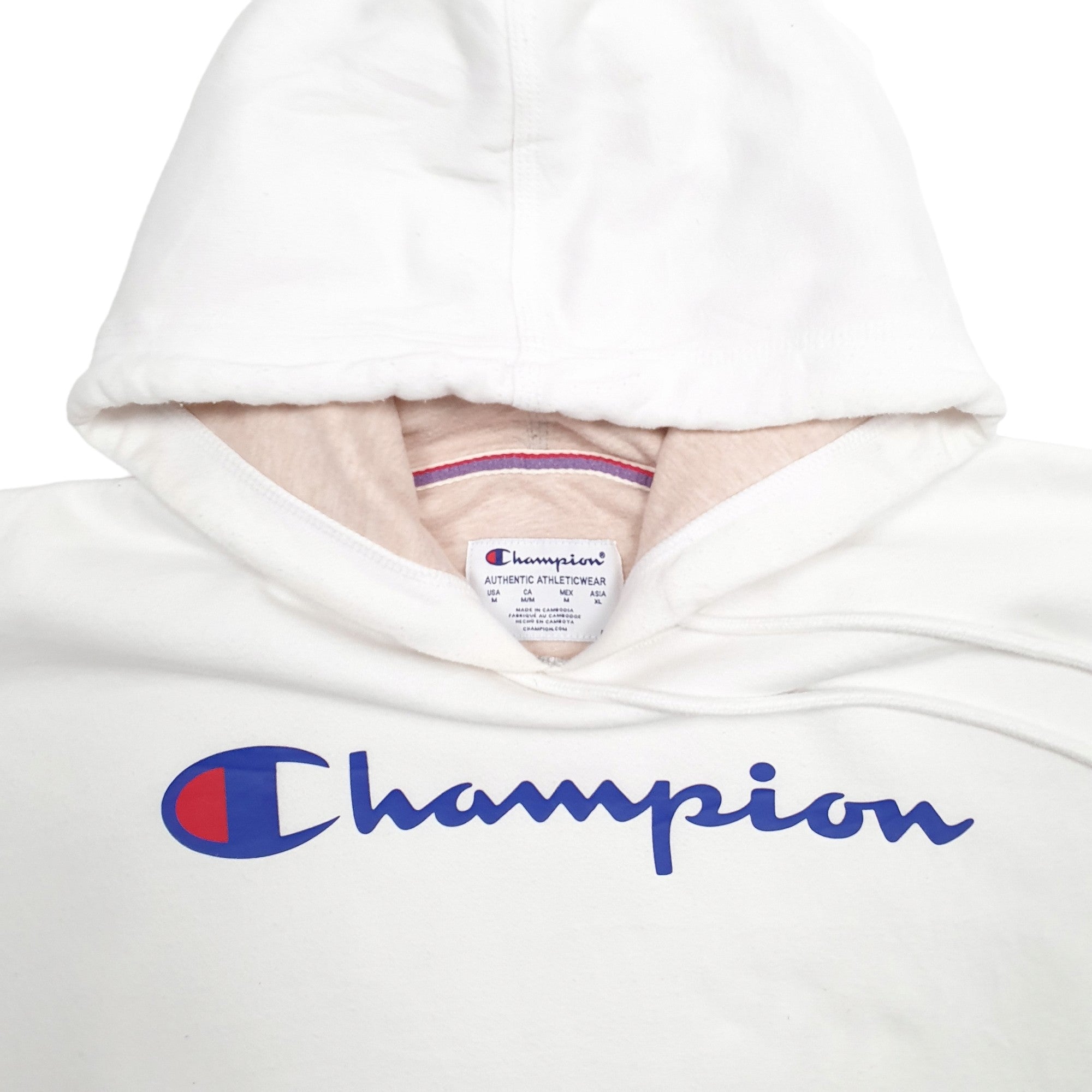 Champion white mens hoodie hotsell