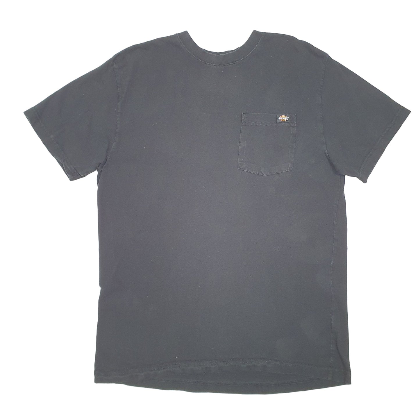 Mens Black Dickies Pocket Workwear Short Sleeve T Shirt