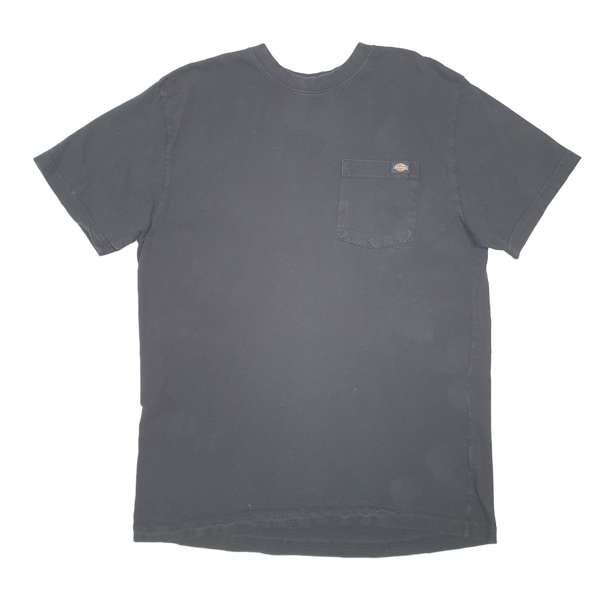 Mens Black Dickies Pocket Workwear Short Sleeve T Shirt