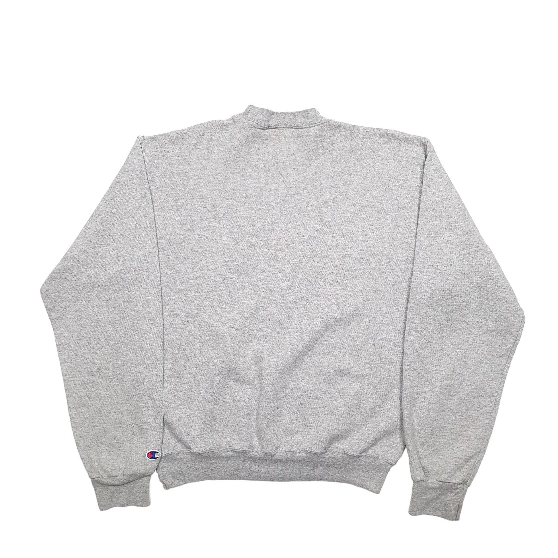 Mens Grey Champion Virginia Tech Basketball USA College Crewneck Jumper