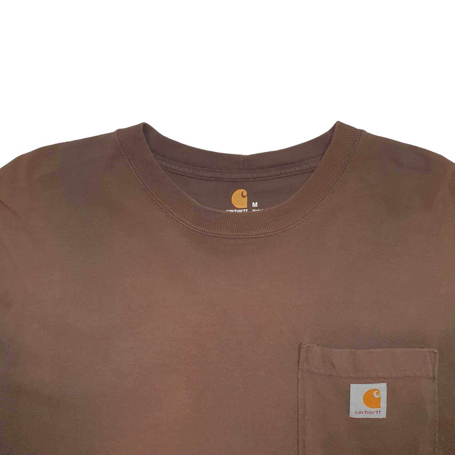 Mens Brown Carhartt  Long Sleeve T Shirt