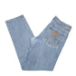 Mens Blue Carhartt Marlow Pant Relaxed WIP Casual JeansW34 L34