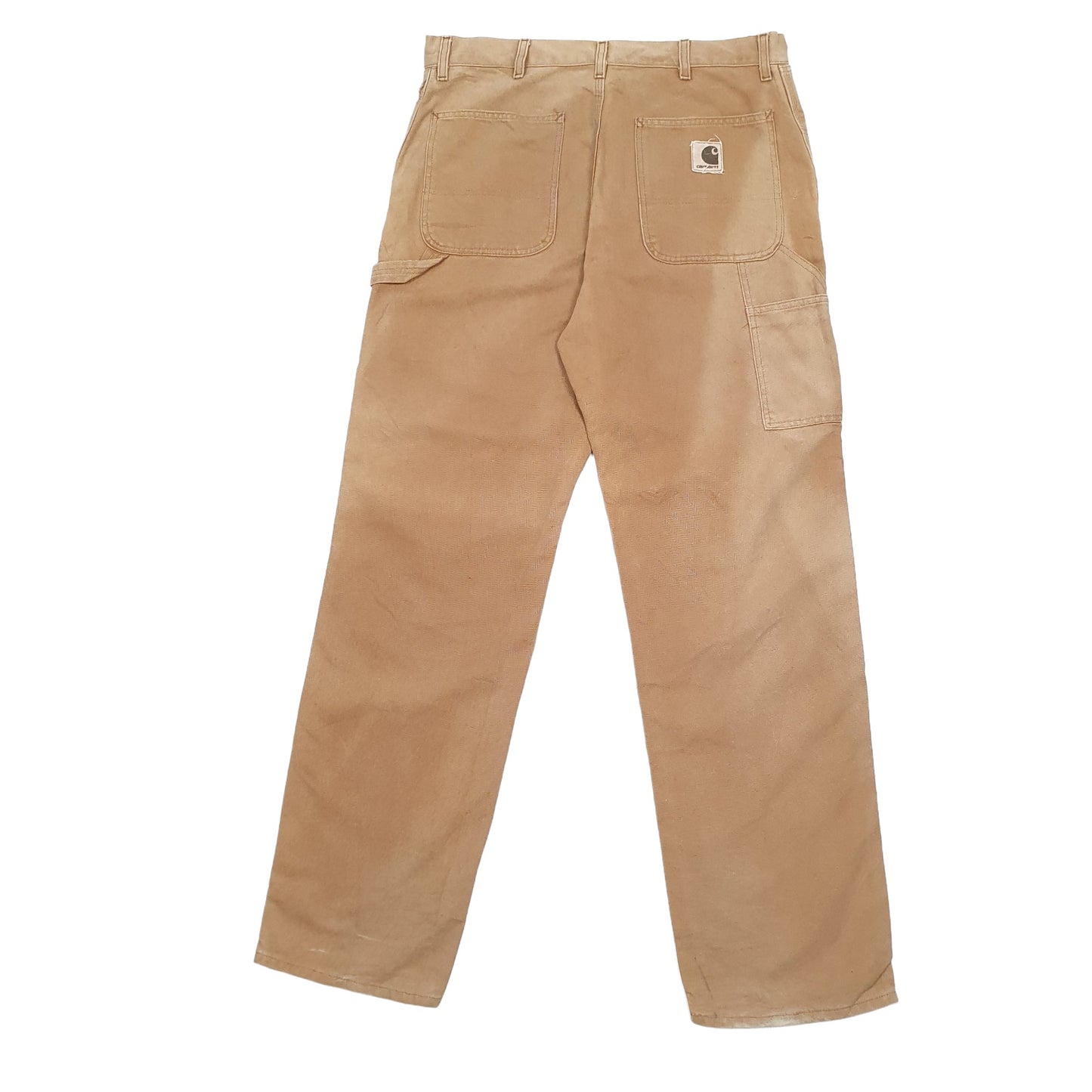 Mens Tan Carhartt B11 Carpenter Trousers