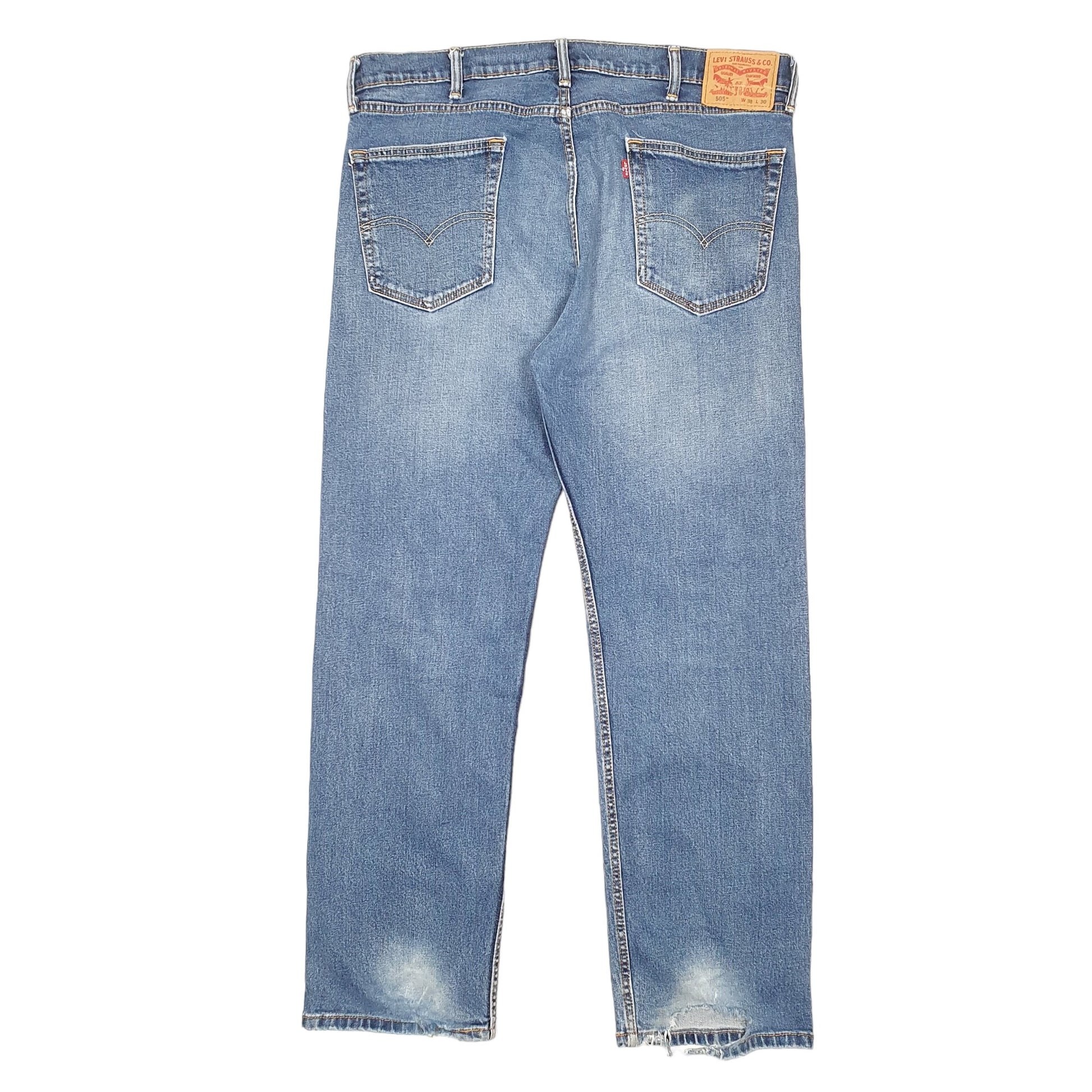 Mens Blue Levis Stretch 505 JeansW38 L30