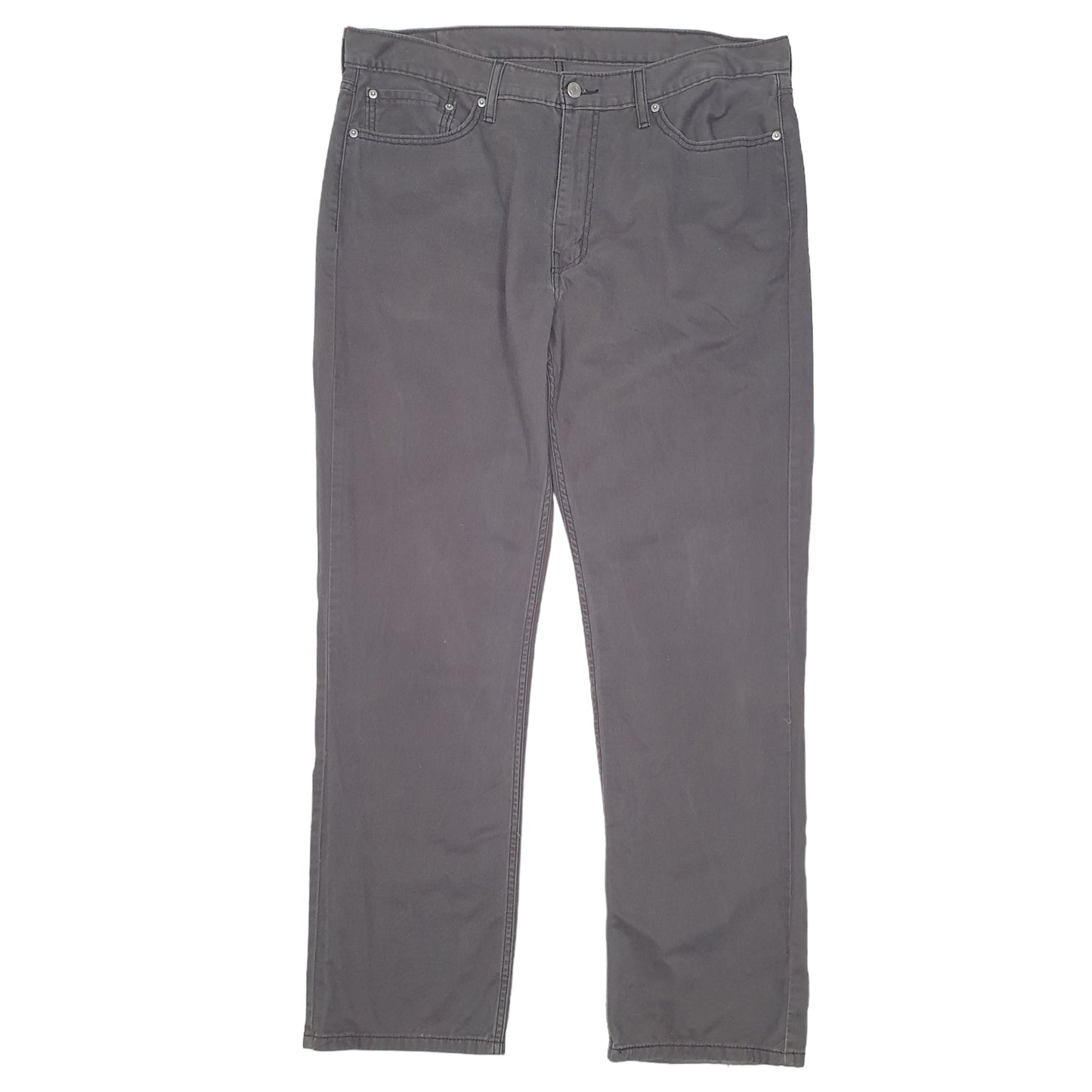 Mens Grey Levis 514 Chino Trousers