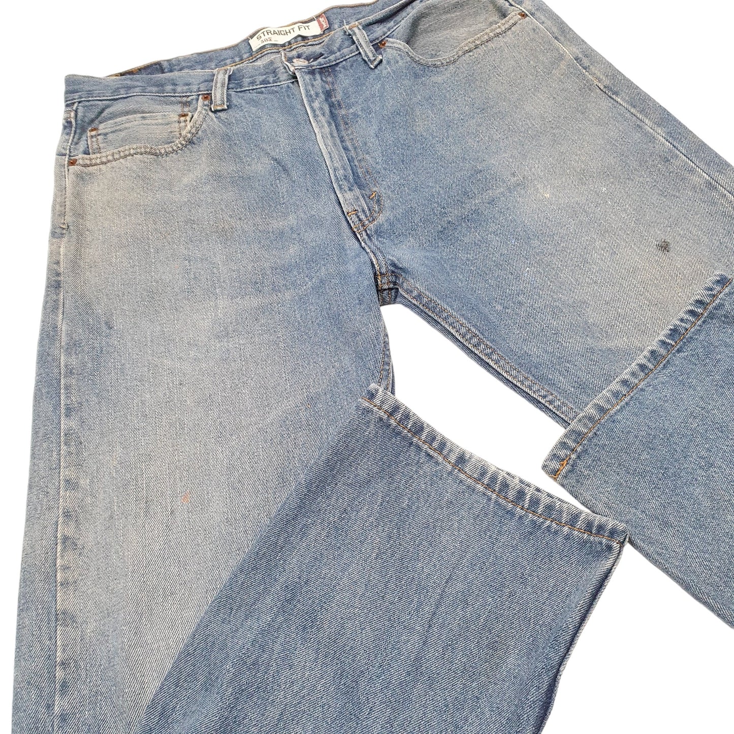 Mens Blue Levis  505 JeansW38 L30