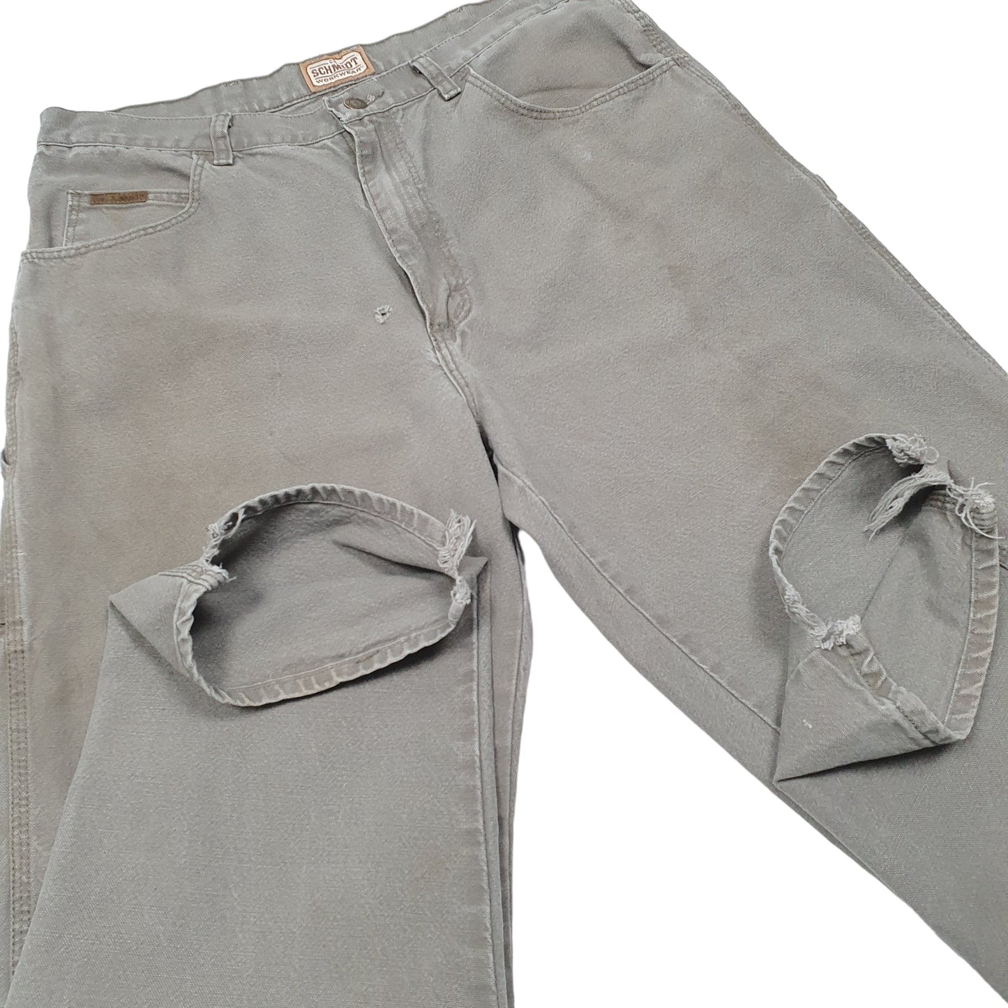 Mens Khaki Schmidt  Carpenter Trousers