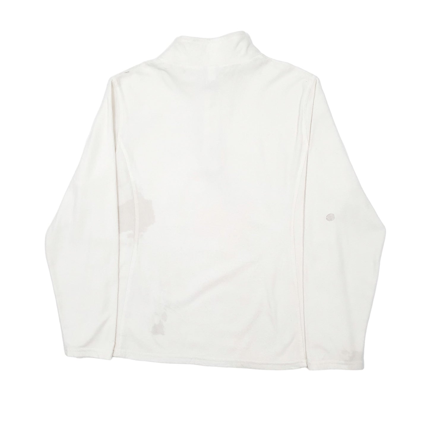 Womens Cream Champion  Quarter Zip Jumper