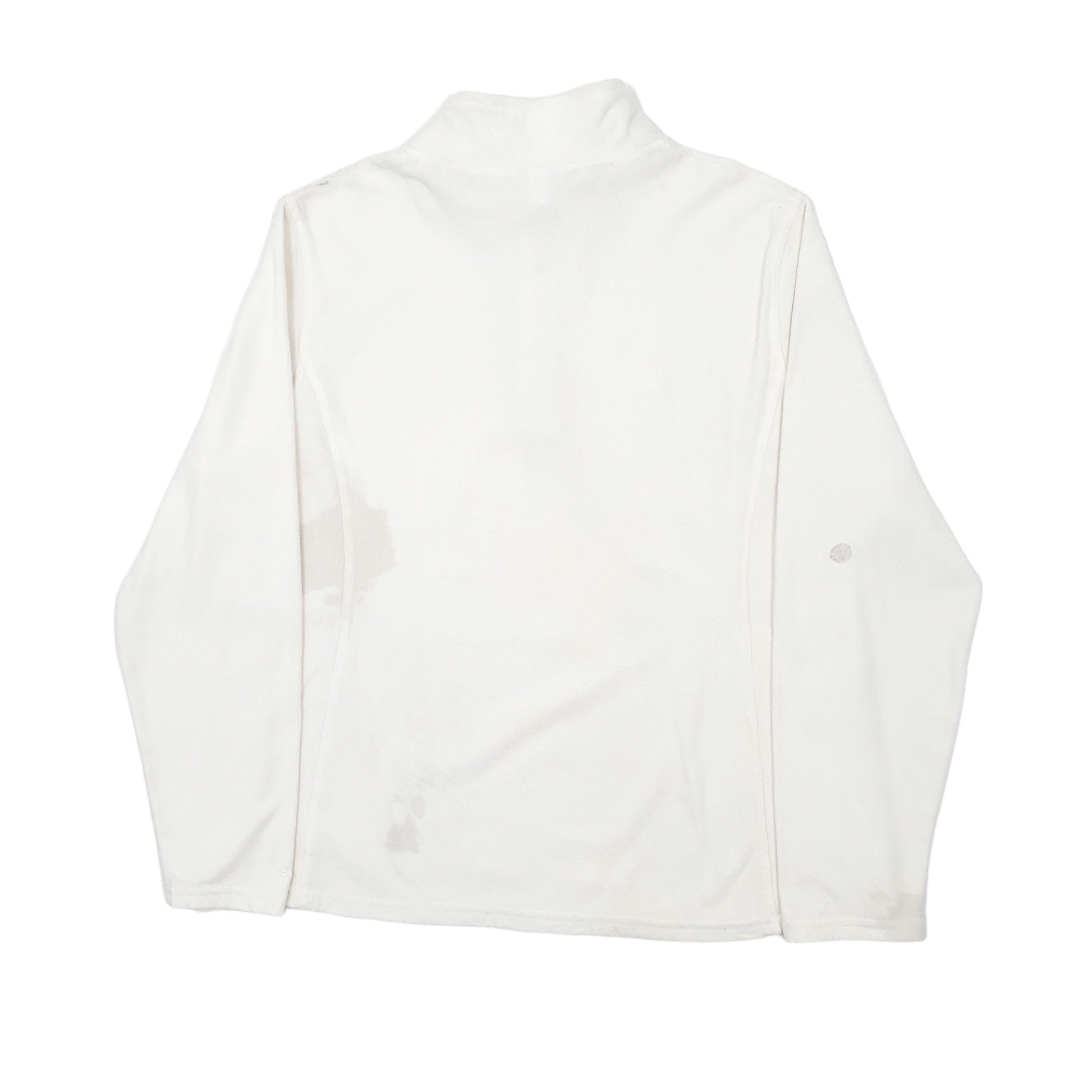 Womens Cream Champion  Quarter Zip Jumper