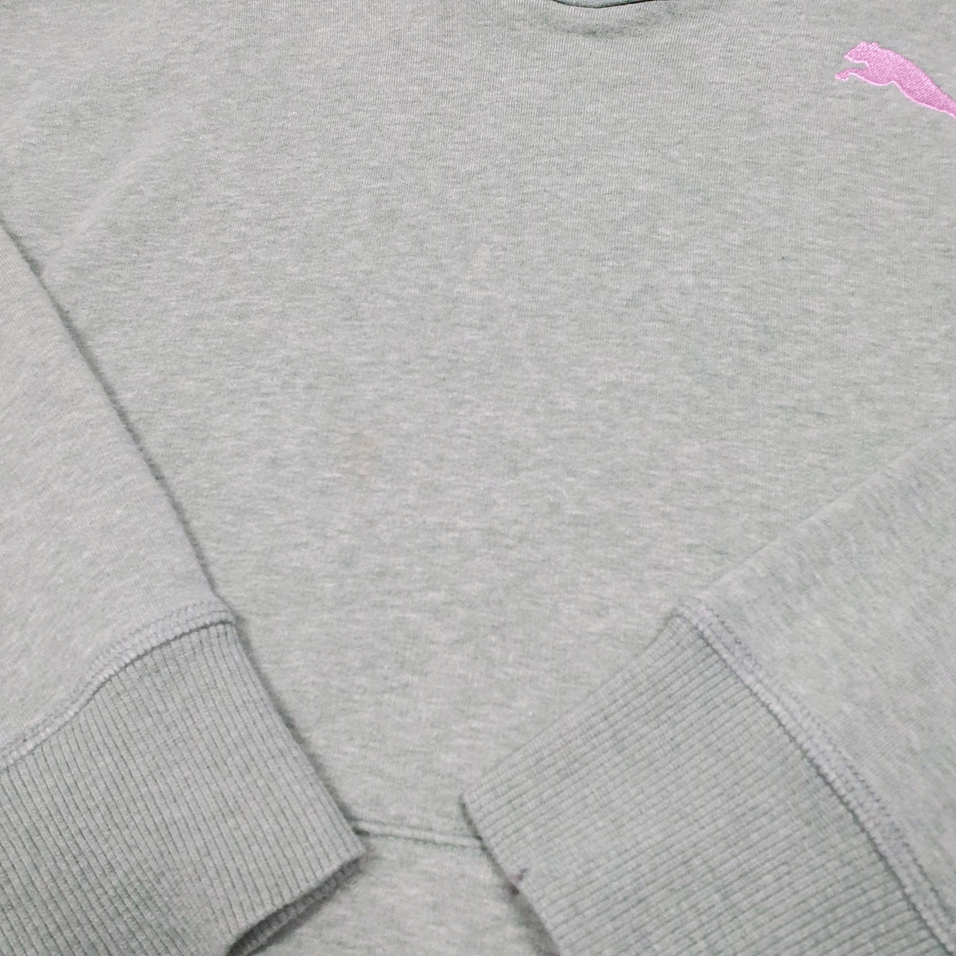 Womens Green Puma  Hoodie Jumper