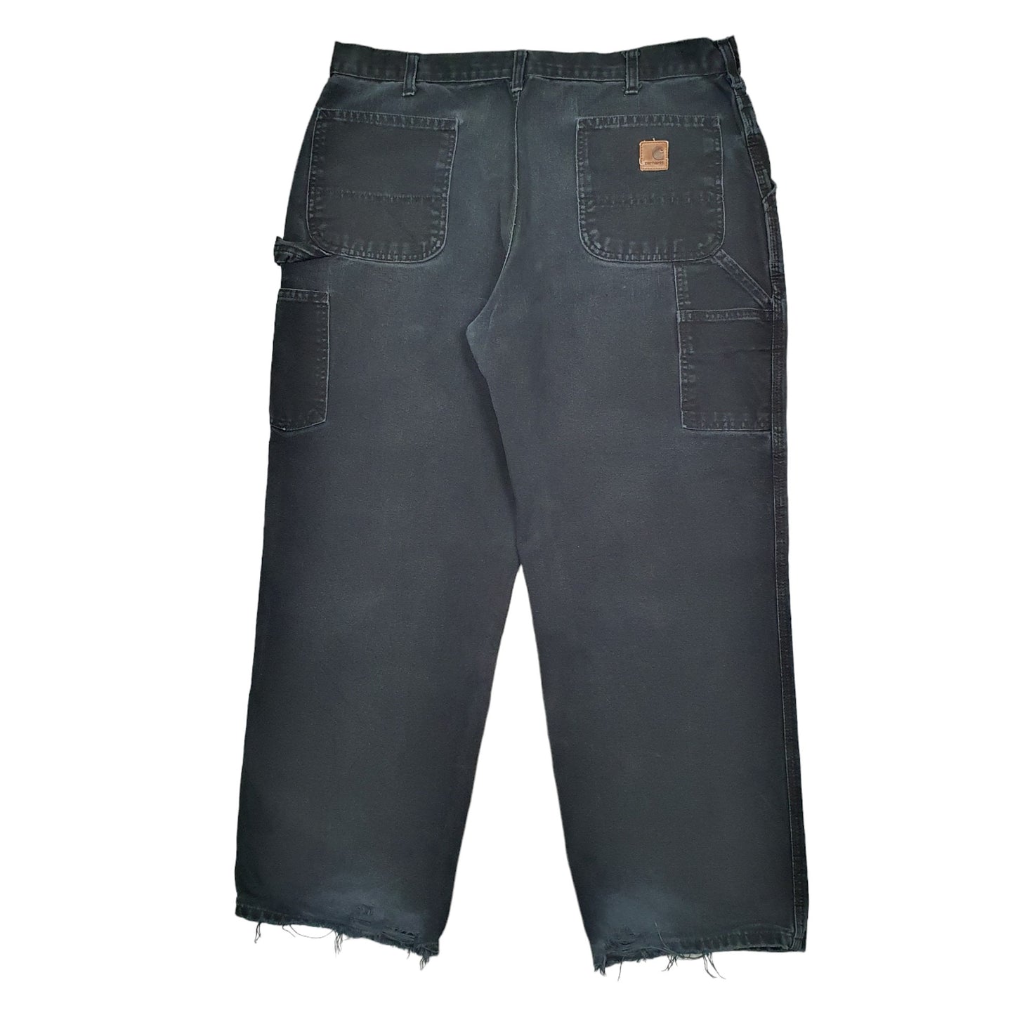 Mens Black Carhartt  Carpenter Trousers
