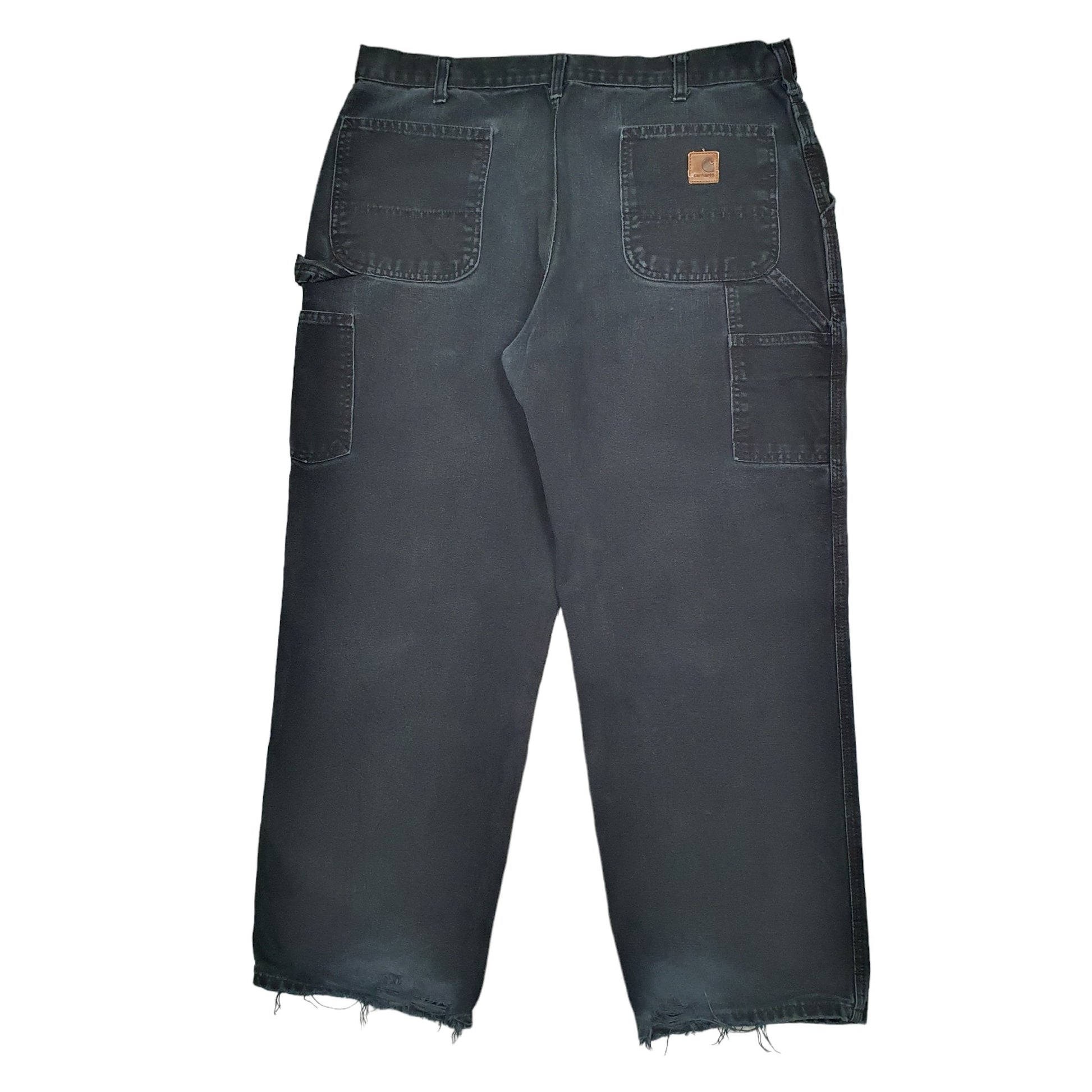 Mens Black Carhartt  Carpenter Trousers