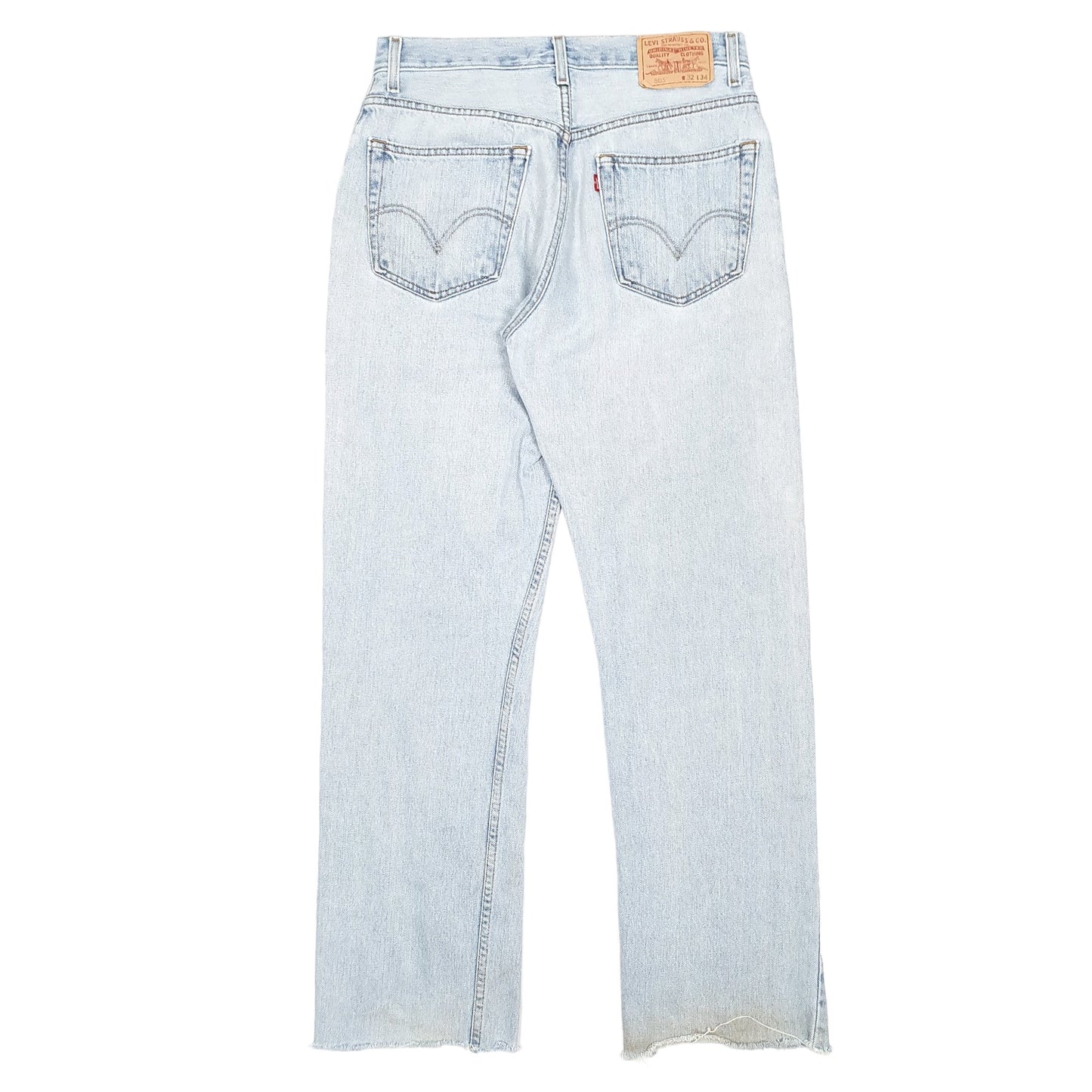 Mens Blue Levis Cut Offs 505 JeansW32 L32