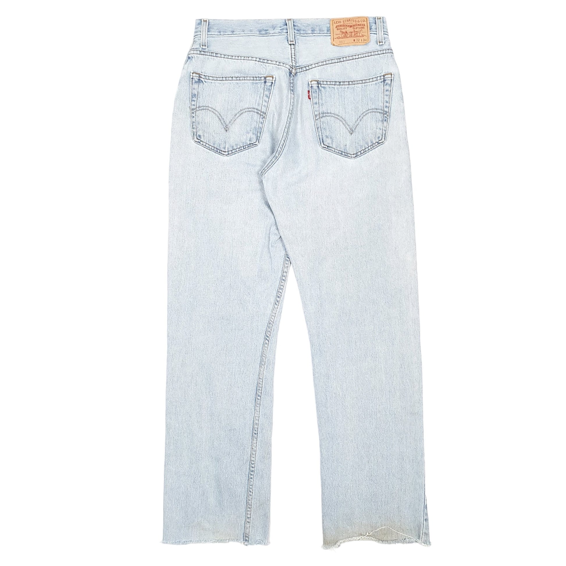 Mens Blue Levis Cut Offs 505 JeansW32 L32