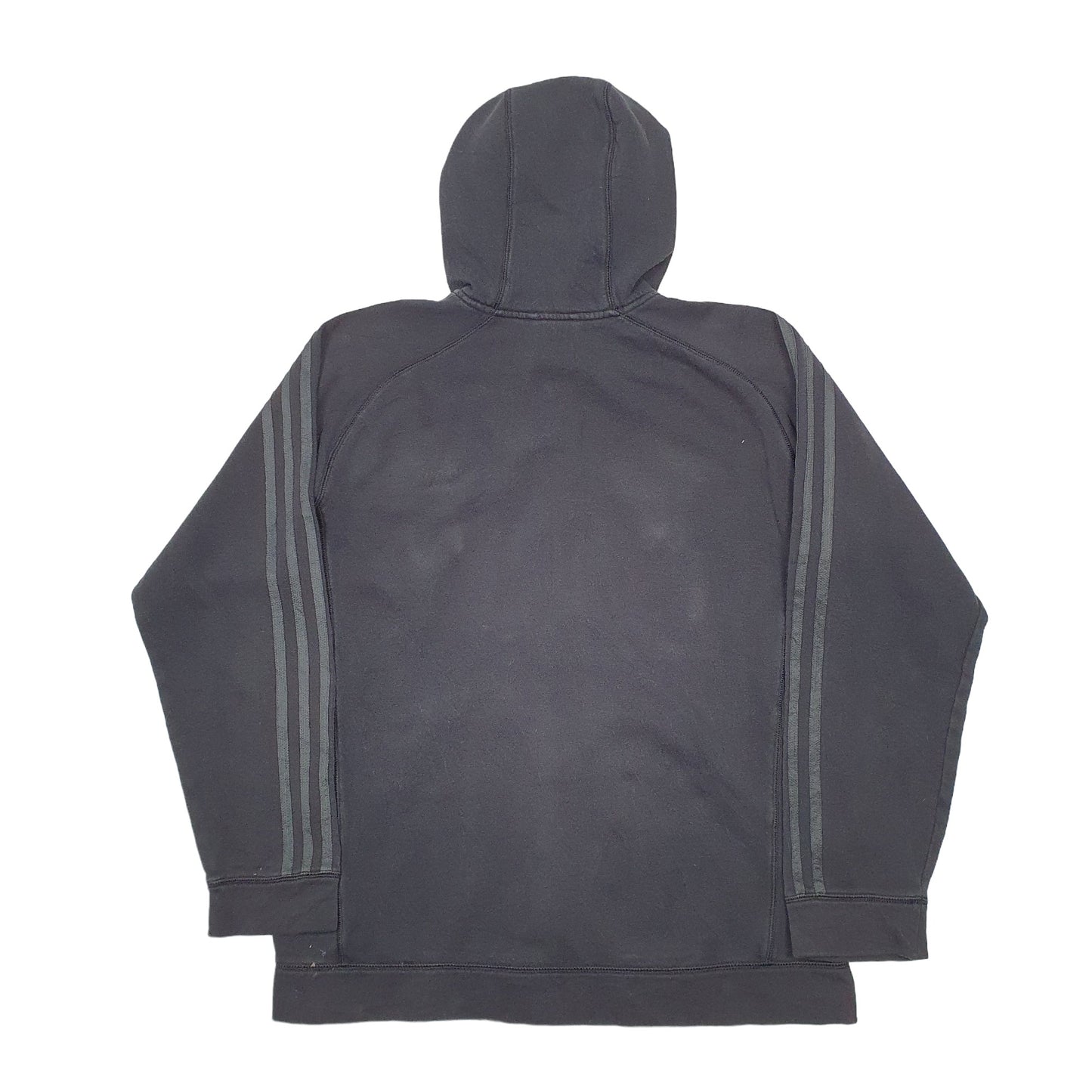 Mens Black Adidas  Full Zip Jumper