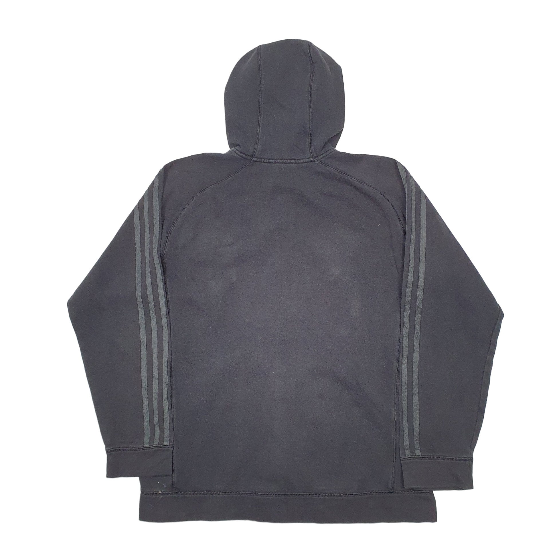 Mens Black Adidas  Full Zip Jumper