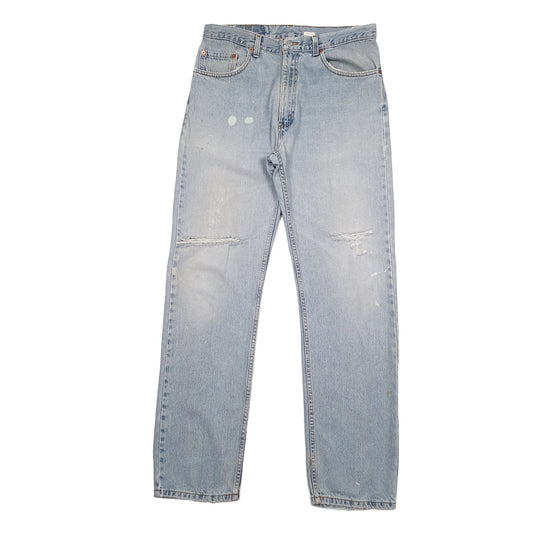 Mens Blue Levis 505 JeansW34 L32